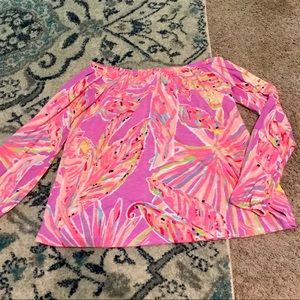 SOLD- Lilly Pulitzer Enna Off-Shoulder Top